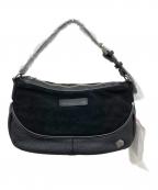 PARANOIDパラノイド）の古着「Leather Piping Hand Bag」｜ブラック