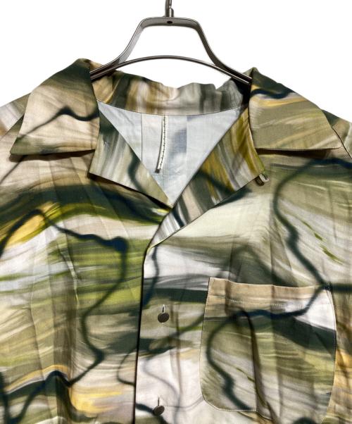 m's braque（エムズブラック）M'S BRAQUE (エムズブラック) オープンカラーシャツ/Open-collar shirt グリーン サイズ:38の古着・服飾アイテム