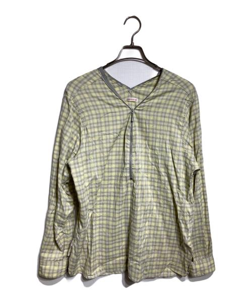 NICENESS（ナイスネス）NICENESS (ナイスネス) Harper ハーフジップシャツ/ Harper Half-Zip Shirt イエロー サイズ:Mの古着・服飾アイテム