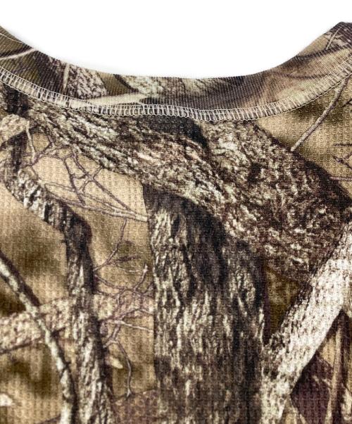 Hanes（ヘインズ）Hanes (ヘインズ) Supreme (シュプリーム) Bones Thermal ベージュ サイズ:Mの古着・服飾アイテム
