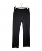 THE ROWザ ロウ）の古着「Slit-Front Skinny Pants/フロントスリットスキニーパンツ」｜ブラック