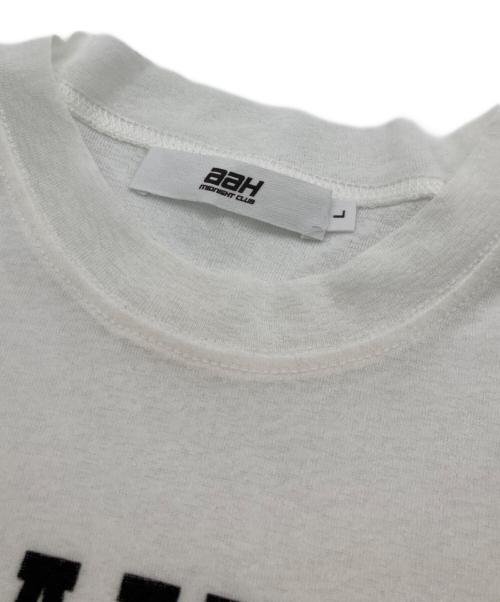 AAH MIDNIGHT CLUB（アーミッドナイトクラブ）AAH MIDNIGHT CLUB (アーミッドナイトクラブ) White AMCS Tshirt ホワイト サイズ:Lの古着・服飾アイテム