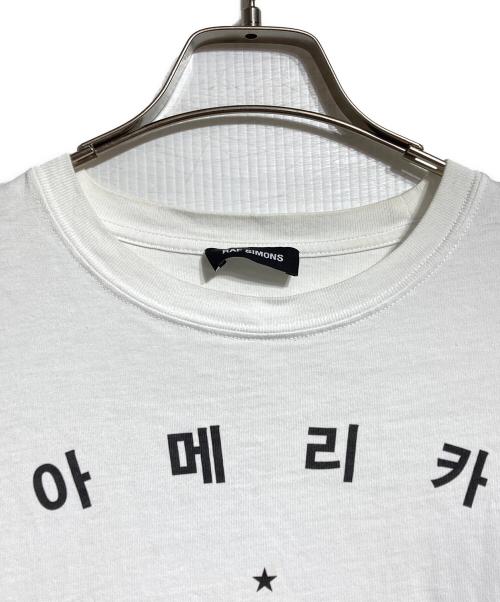 RAF SIMONS（ラフシモンズ）RAF SIMONS (ラフシモンズ) TOUR T-SHIRTS/ﾂｱｰTシャツ ホワイト サイズ:Mの古着・服飾アイテム