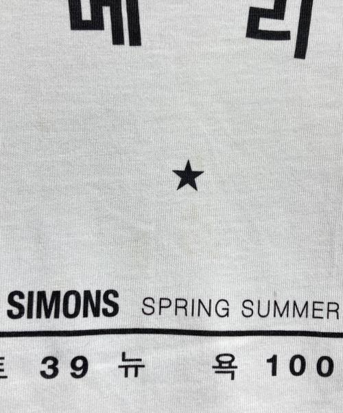 RAF SIMONS（ラフシモンズ）RAF SIMONS (ラフシモンズ) TOUR T-SHIRTS/ﾂｱｰTシャツ ホワイト サイズ:Mの古着・服飾アイテム