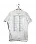 RAF SIMONS (ラフシモンズ) TOUR T-SHIRTS/ﾂｱｰTシャツ ホワイト サイズ:M：10000円