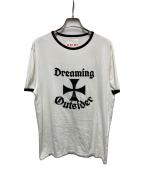 ORIMIオリミ）の古着「リンガーTシャツ」｜ホワイト