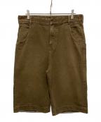 entire studiosエンタイアスタジオ）の古着「D-SHORTS / MILITARY STONE」｜ブラウン