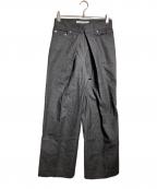 JOHN LAWRENCE SULLIVANジョン ローレンス サリバン）の古着「Rigid Denim Wide Pants/リジッドデニムワイドパンツ」｜インディゴ