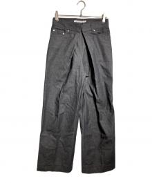 JOHN LAWRENCE SULLIVAN（ジョン ローレンス サリバン）の古着「Rigid Denim Wide Pants/リジッドデニムワイドパンツ」｜インディゴ