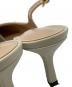 中古・古着 CHARLES & KEITH (チャールズアンドキース) ホースビット ポインテッドトゥスリングバックパンプス ベージュ サイズ:SIZE 36　（23cm）：5000円
