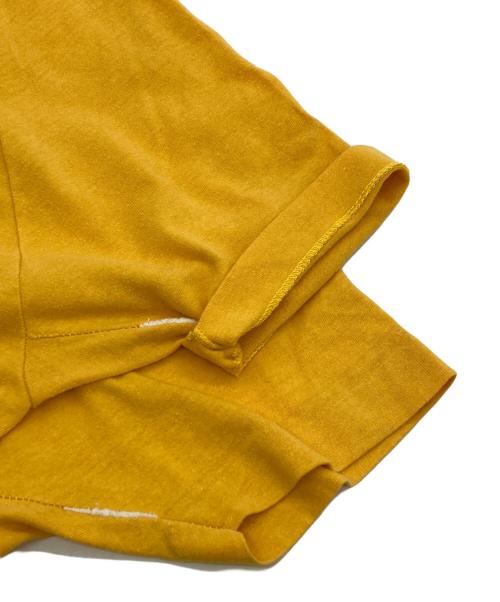 Champion（チャンピオン）Champion (チャンピオン) 70sプリントTシャツ イエロー サイズ:Lの古着・服飾アイテム