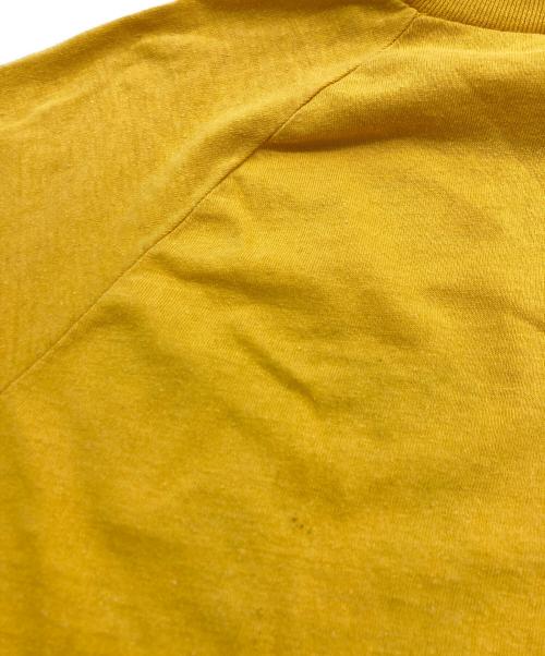 Champion（チャンピオン）Champion (チャンピオン) 70sプリントTシャツ イエロー サイズ:Lの古着・服飾アイテム