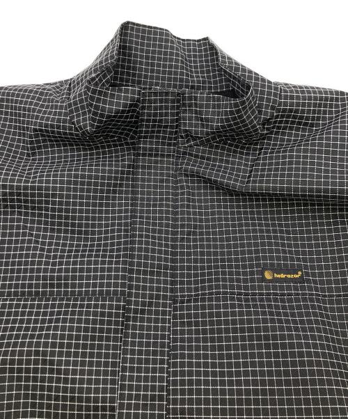 HELLRAZOR（ヘルレイザー）HELLRAZOR (ヘルレイザー) GRID NYLON TRUCK JACKET ブラック サイズ:	SIZE XL 未使用品の古着・服飾アイテム