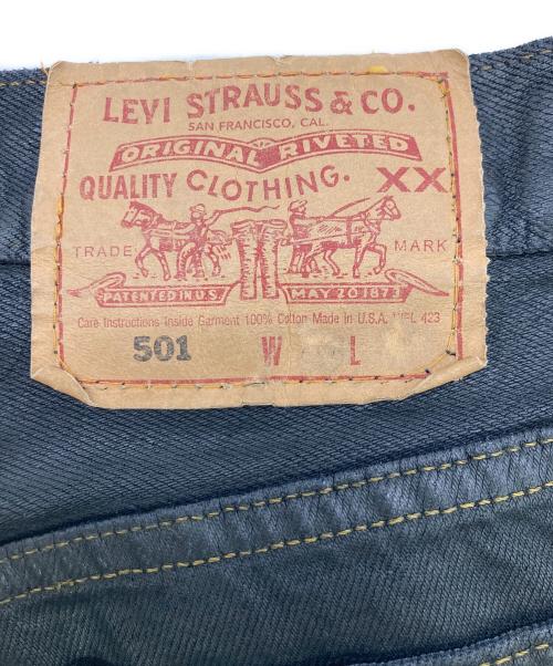 LEVI'S（リーバイス）LEVI'S (リーバイス) コーティングデニムパンツ ブラック サイズ:不明の古着・服飾アイテム