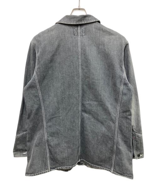 STUDIO D'ARTISAN（ステュディオダルチザン）STUDIO D'ARTISAN (ステュディオダルチザン) デニムカバーオールジャケット ブラック サイズ:Lの古着・服飾アイテム