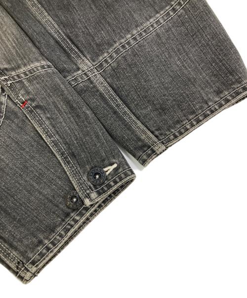 STUDIO D'ARTISAN（ステュディオダルチザン）STUDIO D'ARTISAN (ステュディオダルチザン) デニムカバーオールジャケット ブラック サイズ:Lの古着・服飾アイテム