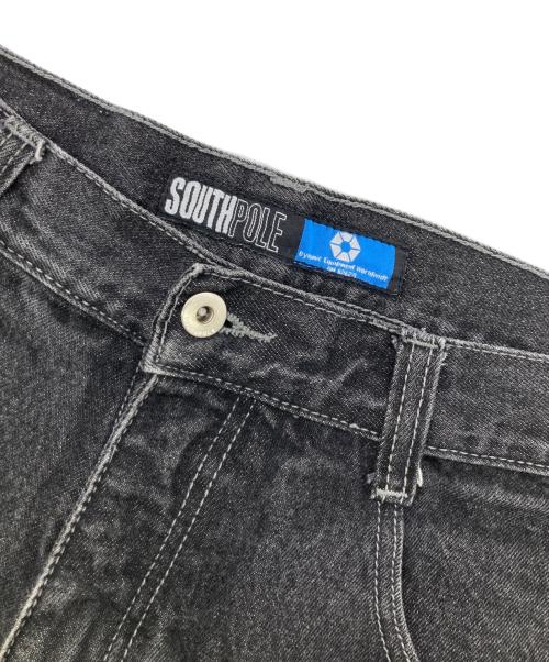 SOUTHPOLE（サウスポール）SOUTHPOLE (サウスポール) バギーペインターデニムパンツ ブラック サイズ:32の古着・服飾アイテム