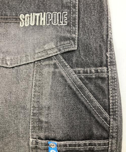 SOUTHPOLE（サウスポール）SOUTHPOLE (サウスポール) バギーペインターデニムパンツ ブラック サイズ:32の古着・服飾アイテム
