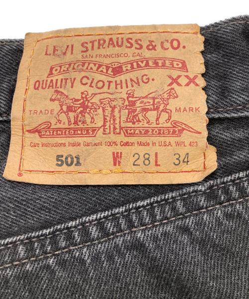 LEVI'S（リーバイス）LEVI'S (リーバイス) 90sデニムパンツ ブラック サイズ:W28 L34の古着・服飾アイテム