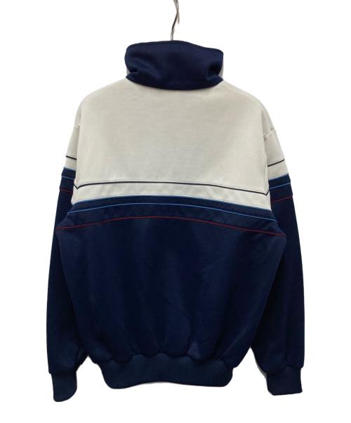 adidas（アディダス）adidas (アディダス) トラックジャケット ベージュ×ネイビー サイズ:Lの古着・服飾アイテム