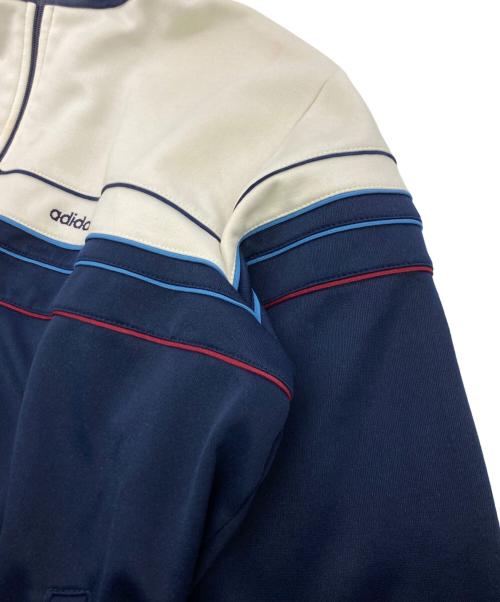 adidas（アディダス）adidas (アディダス) トラックジャケット ベージュ×ネイビー サイズ:Lの古着・服飾アイテム