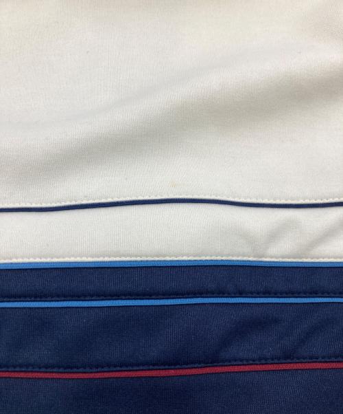 adidas（アディダス）adidas (アディダス) トラックジャケット ベージュ×ネイビー サイズ:Lの古着・服飾アイテム
