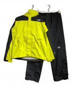 THE NORTH FACEザ ノース フェイス）の古着「レインウェアセットアップ/rain suit」｜ブラック×イエロー