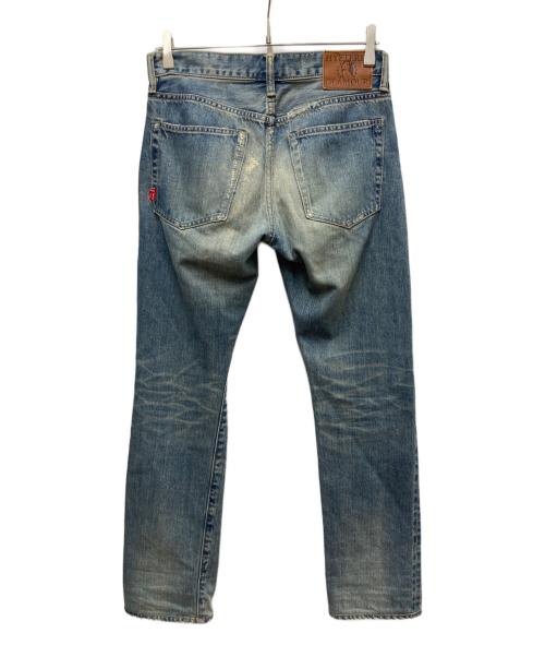 Hysteric Glamour（ヒステリックグラマー）Hysteric Glamour (ヒステリックグラマー) THE ROLLING STONES (ザ ローリングストーンズ) スタッズデニムパンツ インディゴ サイズ:73.5cm (W29)の古着・服飾アイテム