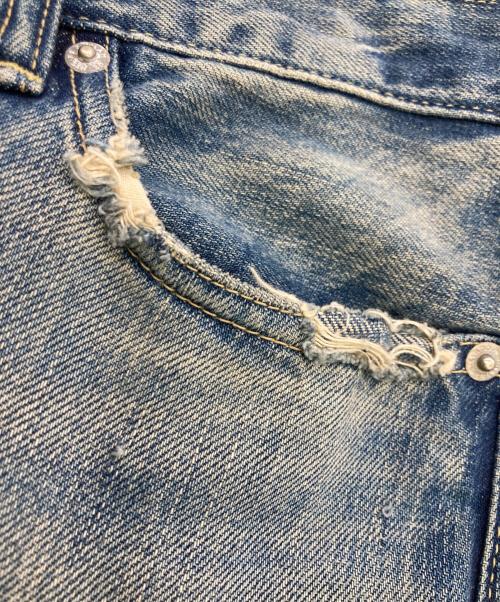 Hysteric Glamour（ヒステリックグラマー）Hysteric Glamour (ヒステリックグラマー) THE ROLLING STONES (ザ ローリングストーンズ) スタッズデニムパンツ インディゴ サイズ:73.5cm (W29)の古着・服飾アイテム