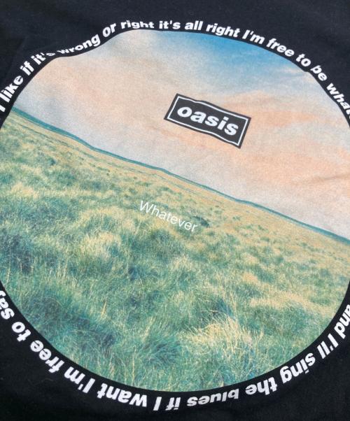 10culture（テンカルチャー）10culture (テンカルチャー) Adam et Rope (アダム エ ロペ) oasis バンドTシャツ ブラック サイズ:Mの古着・服飾アイテム
