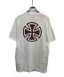 INDEPENDENT (インディペンデント) 00s アイアンクロスプリントTシャツ ホワイト サイズ:L：10000円