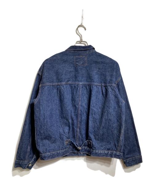 orSlow（オアスロウ）orSlow (オアスロウ) TYPE1 PLEATED FRONT DENIM BROUSE インディゴ サイズ:Lの古着・服飾アイテム