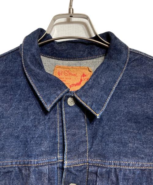 orSlow（オアスロウ）orSlow (オアスロウ) TYPE1 PLEATED FRONT DENIM BROUSE インディゴ サイズ:Lの古着・服飾アイテム