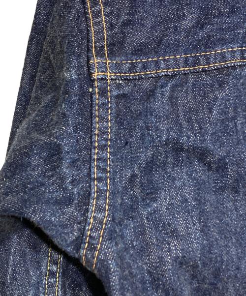 orSlow（オアスロウ）orSlow (オアスロウ) TYPE1 PLEATED FRONT DENIM BROUSE インディゴ サイズ:Lの古着・服飾アイテム
