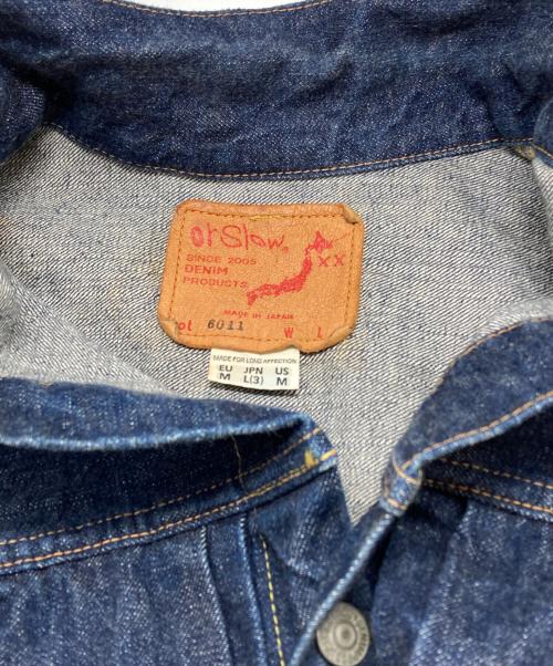 orSlow（オアスロウ）orSlow (オアスロウ) TYPE1 PLEATED FRONT DENIM BROUSE インディゴ サイズ:Lの古着・服飾アイテム