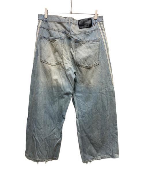 adidas（アディダス）adidas (アディダス) LOOSE FIT DENIM PANTS インディゴ サイズ:33の古着・服飾アイテム