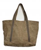 arts&craftsアーツアンドクラフツ）の古着「＃9 CANVAS BASIC TOTE/キャンバスベーシックトート」｜ブラウン
