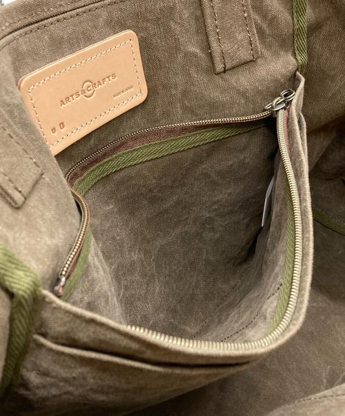 arts&crafts（アーツアンドクラフツ）arts&crafts (アーツアンドクラフツ) ＃9 CANVAS BASIC TOTE/キャンバスベーシックトート ブラウンの古着・服飾アイテム