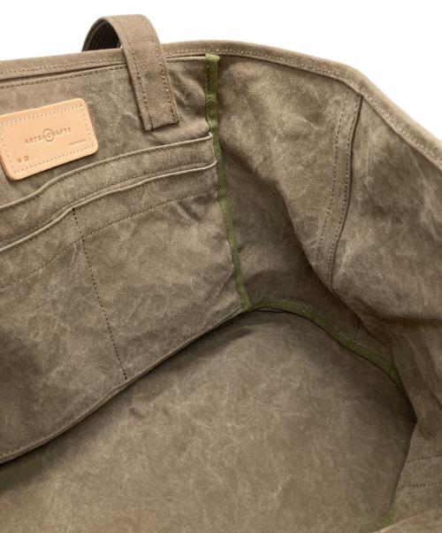 arts&crafts（アーツアンドクラフツ）arts&crafts (アーツアンドクラフツ) ＃9 CANVAS BASIC TOTE/キャンバスベーシックトート ブラウンの古着・服飾アイテム