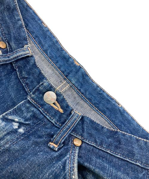 Wrangler（ラングラー）Wrangler (ラングラー) 11MWZ ダメージペイントデニムパンツ インディゴ サイズ:SIZE W30(ウエスト76㎝ 股上28㎝ 股下79㎝）の古着・服飾アイテム