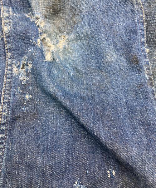 Wrangler（ラングラー）Wrangler (ラングラー) 11MWZ ダメージペイントデニムパンツ インディゴ サイズ:SIZE W30(ウエスト76㎝ 股上28㎝ 股下79㎝）の古着・服飾アイテム