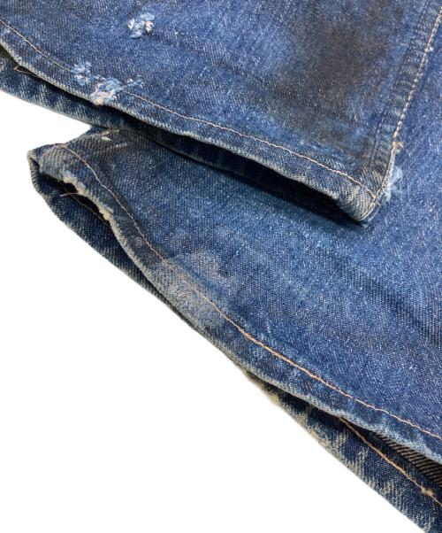 Wrangler（ラングラー）Wrangler (ラングラー) 11MWZ ダメージペイントデニムパンツ インディゴ サイズ:SIZE W30(ウエスト76㎝ 股上28㎝ 股下79㎝）の古着・服飾アイテム