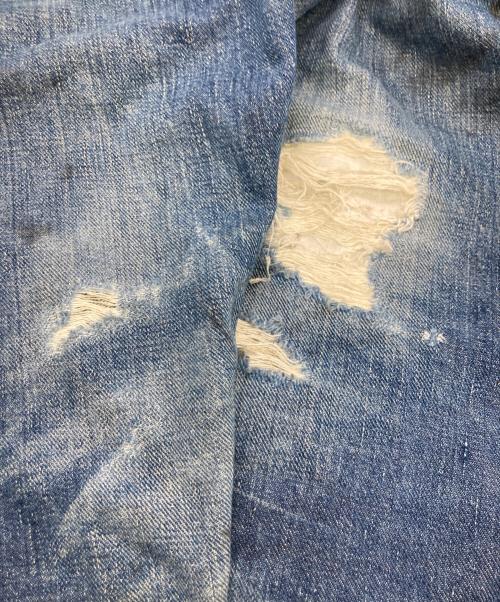 Wrangler（ラングラー）Wrangler (ラングラー) 11MWZ ダメージペイントデニムパンツ インディゴ サイズ:SIZE W30(ウエスト76㎝ 股上28㎝ 股下79㎝）の古着・服飾アイテム