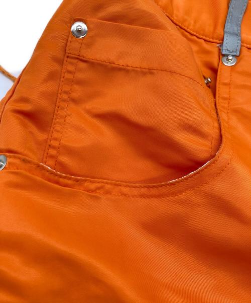 LANDLORD（ランドロード）LANDLORD (ランドロード) リフレクター付きナイロンパンツ オレンジ サイズ:Mの古着・服飾アイテム