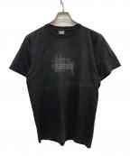 stussyステューシー）の古着「ロゴTシャツ」｜ブラック