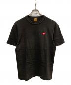 HUMAN MADEヒューマンメイド）の古着「スモールハートロゴTシャツ」｜ブラック