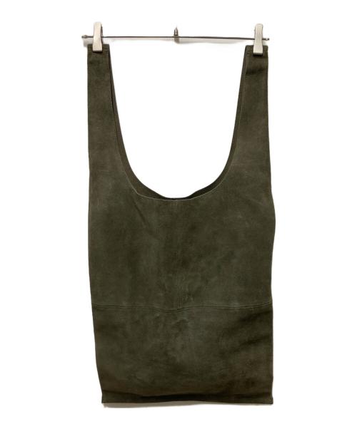 COS（コス）COS (コス) slouchy suede tote bag グリーンの古着・服飾アイテム