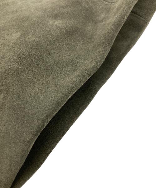 COS（コス）COS (コス) slouchy suede tote bag グリーンの古着・服飾アイテム
