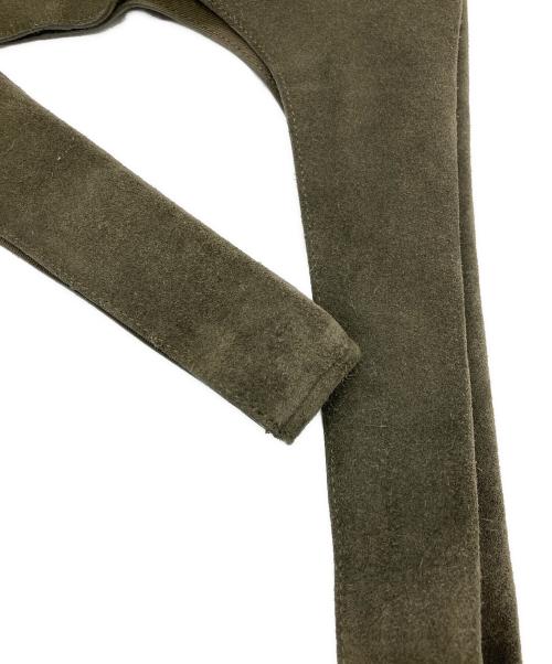 COS（コス）COS (コス) slouchy suede tote bag グリーンの古着・服飾アイテム