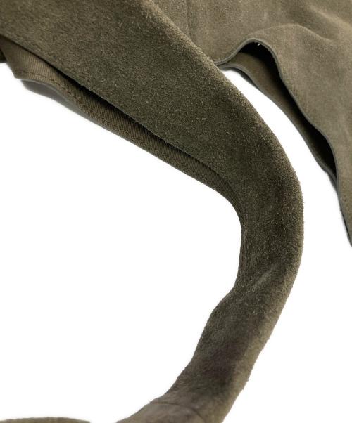 COS（コス）COS (コス) slouchy suede tote bag グリーンの古着・服飾アイテム
